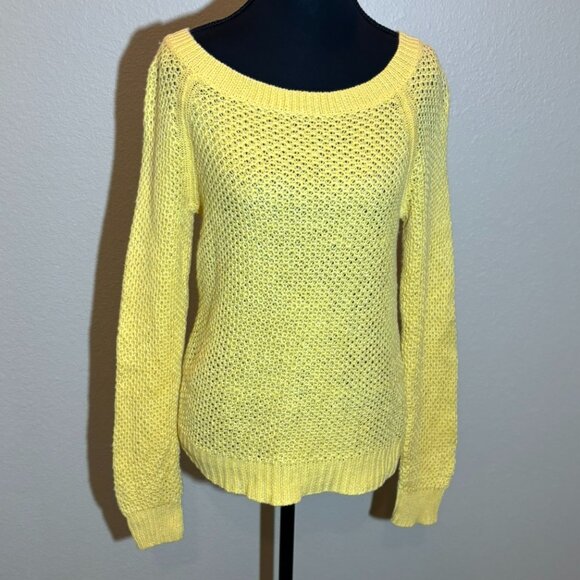 Ralph Lauren Yellow Pullover Sweater Juniors - Picture 4 of 11